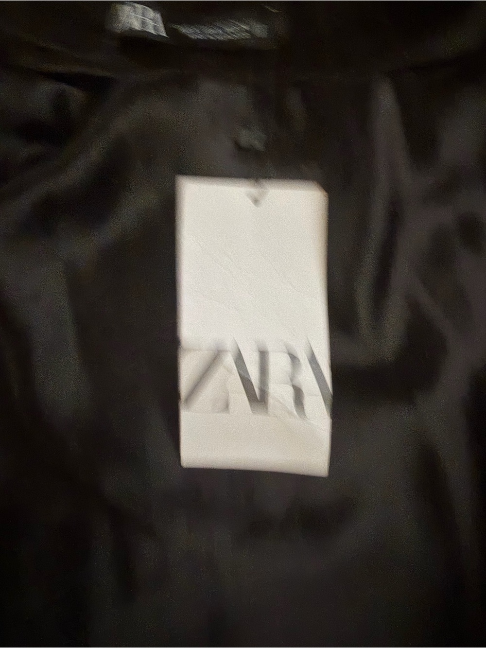 Zara Sleek Black Satin Midi Skirt NWT - Picture 4 of 4